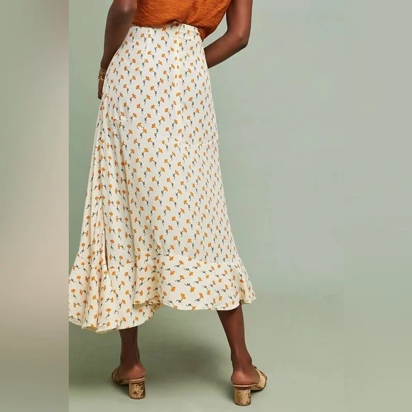 Faithfull Kamares Wrap Skirt Size 4 - Picture 2 of 8